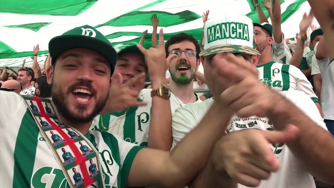 Torcida do Palmeiras faz a festa antes e durante jogo contra o Vitória - YouTube