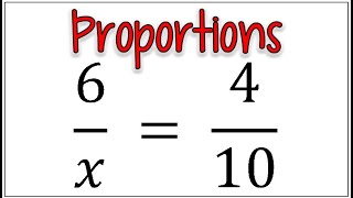 Use Cross Products To Solve For An Unknown In A Proportion How To Check Your Answer
