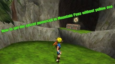 Jak and Daxter|How to get the secret powercell in Mountain Pass without yellow eco|Tutorial