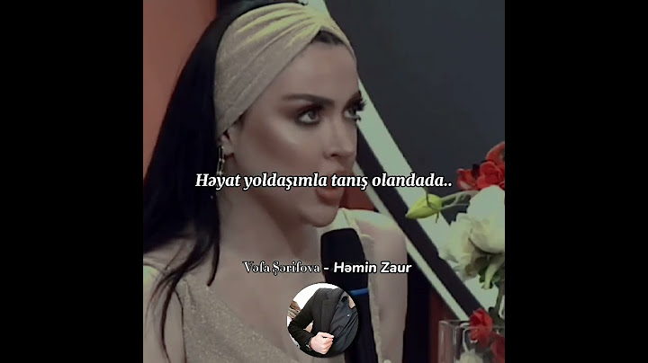 VƏFA ŞƏRİFOVA HƏYAT YOLDAŞIMLA TANIŞ OLANDA ... ( AXIRA QƏDƏR İZLƏ )