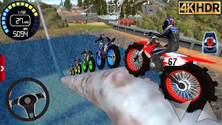 Impossible Bike Stunts Driving - Motor Dirt Bikes Racing Simulator #1 3D - Android Gameplay FHD