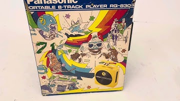 New Panasonic RQ 830S ￼TNT Dynamite 8 track tape player. Serviced and restored. 1970s