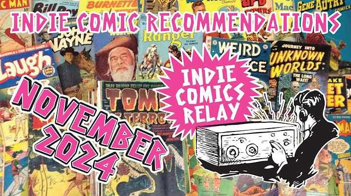 Indie Comic Book Recommendations for November 2024