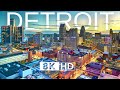 Detroit, Michigan, USA in 8K VIDEO ULTRA HD 60 FPS