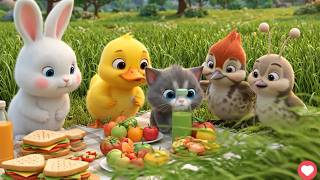 🐰🐤Roro, Dodo, and Kiki: The Best Summer Picnic Ever