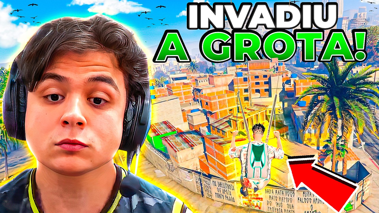 PAULINHO INVADE a ANTIGA GROTA ATRÁS DO CHARADA no GTA RP! (Modder Clips)