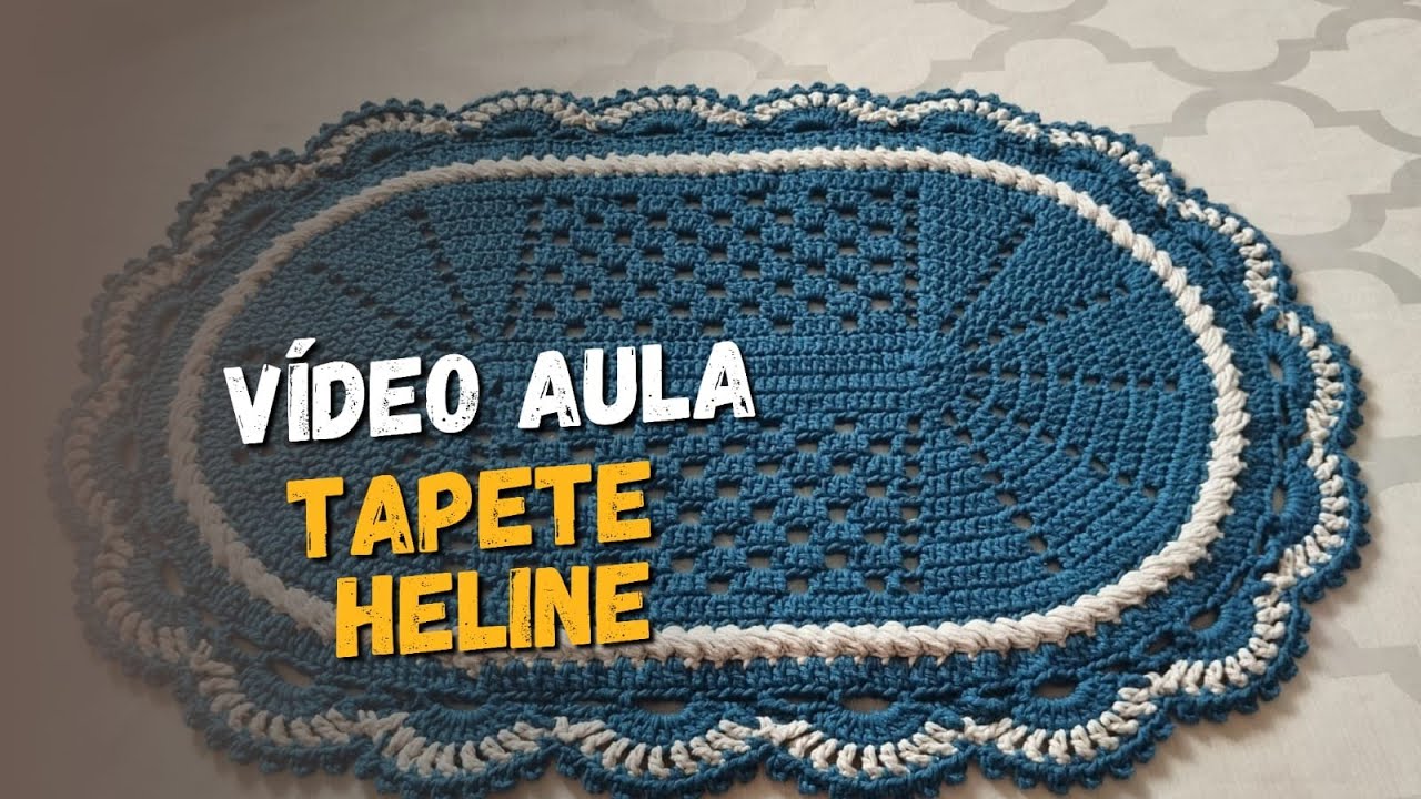 Tapete Heline super econômico com ponto puff !#crochet #passoapassodecroche #jogodebanheirodecroche