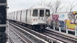 IND Rockaway Line | Broad Channel Spur (R211, R46, R179) (A/S) Trains + Work Train