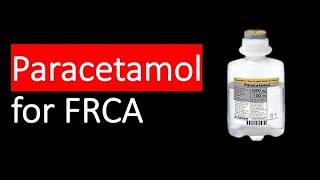 Paracetamol *Acetaminophen pharmacology, key points