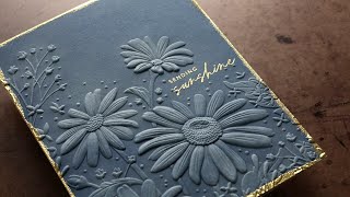 This embossed card is gorgeous! And so easy, too! screenshot 1