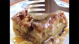 CARAMEL APPLE PIE BREAD PUDDING
