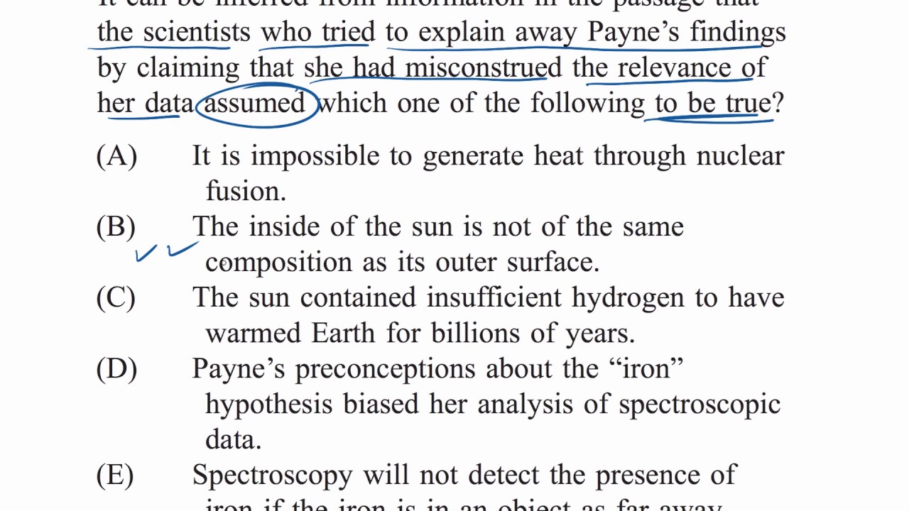Science passage inferences about views 3 reading comprehension