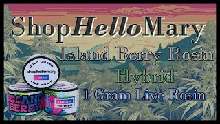 ShopHelloMary - Island Berry - Cold Cure Rosin