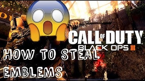 (STILL WORKING) HOW TO COPY/STEAL EMBLEMS BO4! January 2019