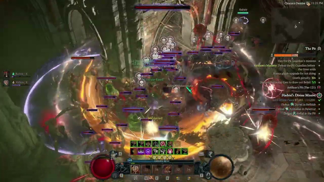 [D4 S11] 나락 121단 정점 팔라딘, Pit 121, Zenith Paladin