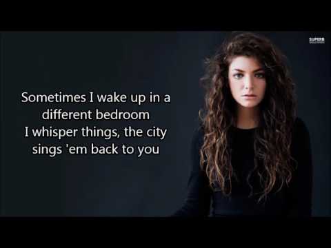 Lorde - Green light (lyrics) - YouTube