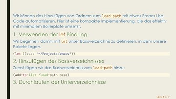 Wie man Ordner automatisch zum Load-Path in Emacs Lisp hinzufügt