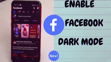 ENABLE DARK MODE on Facebook App | How To Enable Dark Mode on Facebook on Android