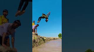 this boy back flip fist time #sports #usa #longjump #viralsports