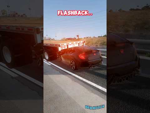 Honda civic crash