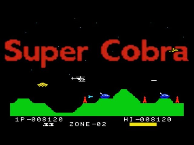 MSX】スーパーコブラ【1周クリアまで】 - YouTube