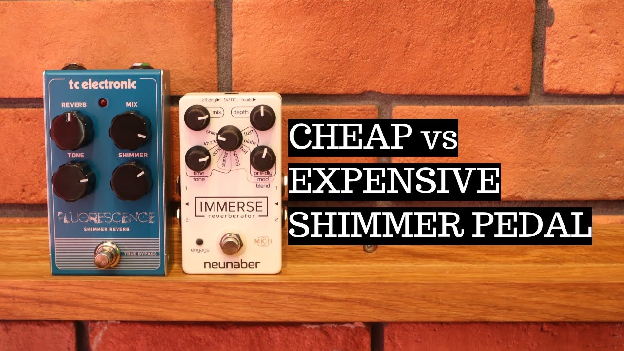 Proberen Sinds Bermad Cheap vs Expensive Shimmer Pedal: Neunaber Immerse vs TC Electronics  Fluorescence Shimmer Pedal - YouTube