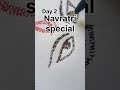 Navratri Day 2 Maa bramahachariniface design #short #trending #Navratri