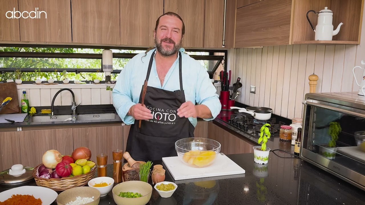 abcdin - SALMÓN CON ENSALADA DE PAPAS junto a Mikel Zulueta y Kioto