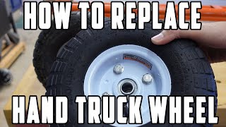 How To Replace A Hand Truck Wheel