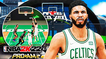 JAYSON TATUM BUILD TAKES OVER PRO AM...(NBA 2K22)
