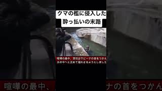 【実話】熊の檻に侵入した男性の末路がやばいすぎた… ＃熊#クマ #動物園 #事件