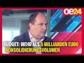 Budget: Mehr als 5 Milliarden Euro Konsolidierungsvolumen | Gerald Zmuegg