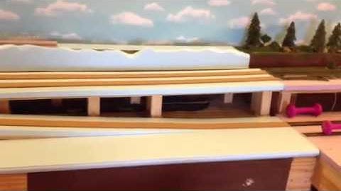 HO Trains,  Layout update #5,  My Railroad Tycoon.