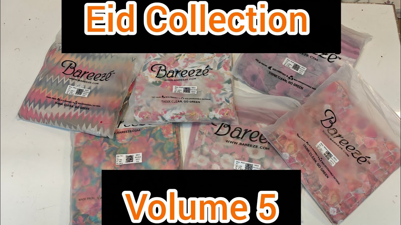 Bareeze Eid Collection Volume 5 By Mustafa Khattak Fabrics 