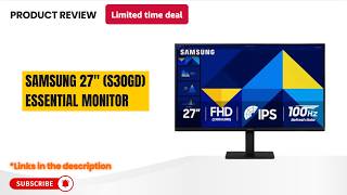 Samsung 27" S30GD Monitor Review (2026) 100Hz IPS Display, Eye Care &amp; Game Mode  Best Budget 27 Inch