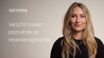 Wat is het verschil tussen jaarruimte en reserveringsruimte?