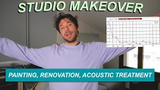 Studio renovation and acoustic treatment (turning a bedroom in a studio) | distilled noise