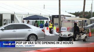 Popup vaccination site opening in Jacksonville