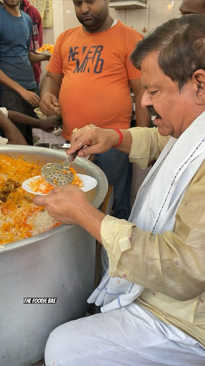 Lucknow Famous Lalla Biryani made with 50Kg Mutton #streetfood #biryani #lucknow