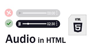 HTML Audio Guide - Controls, Sources & Setup