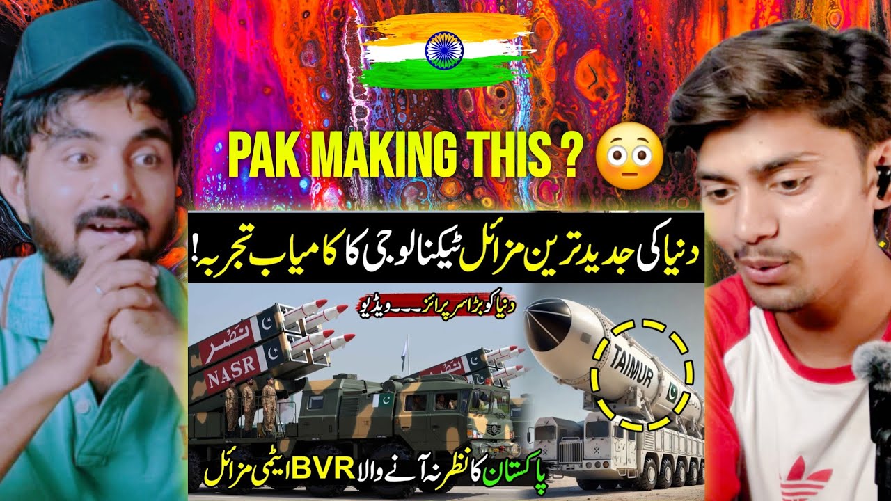 Indian Reaction On World's Most Advanced Pakistani Missiles | New BVR Made in Pak Missiles
