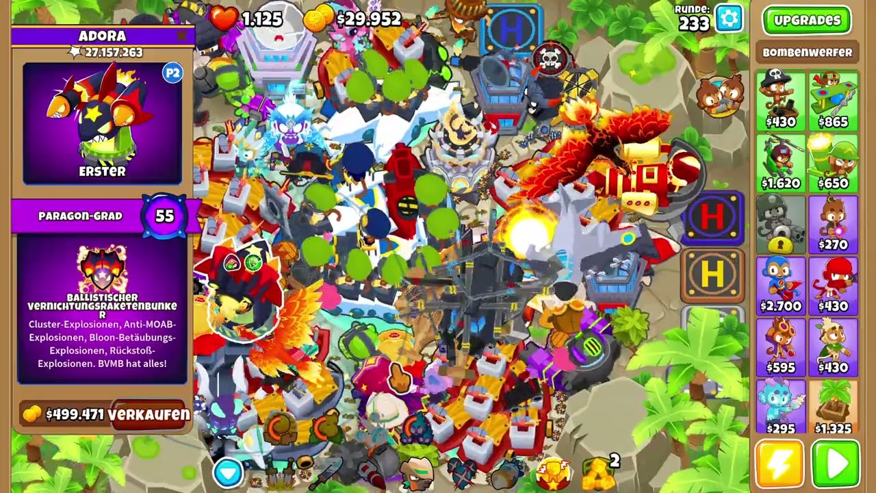 Wave 250 as complete noobs in BTD6 is insanity