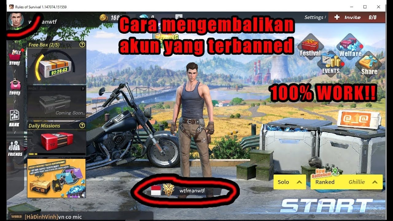 Cara Mengembalikan Akun Ros Yang Di Banned Permanent 100