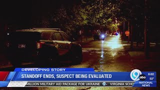Standoff ends in Auburn, suspect being evaluated