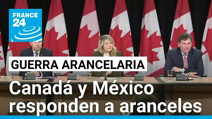 Canadá y México responden a los aranceles de Estados Unidos • FRANCE 24 Español