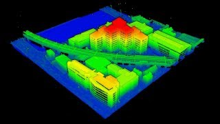Color point data by elevation