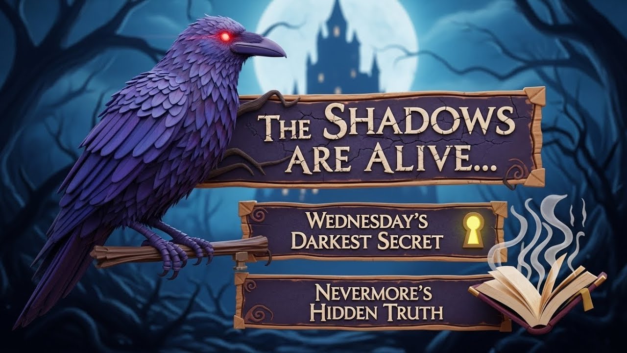 Wednesday Addams and the Whispering Shadows | A Dark Mystery Story