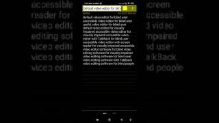 accessible video editing without any application for blind hidden feature of Android video editing screenshot 5