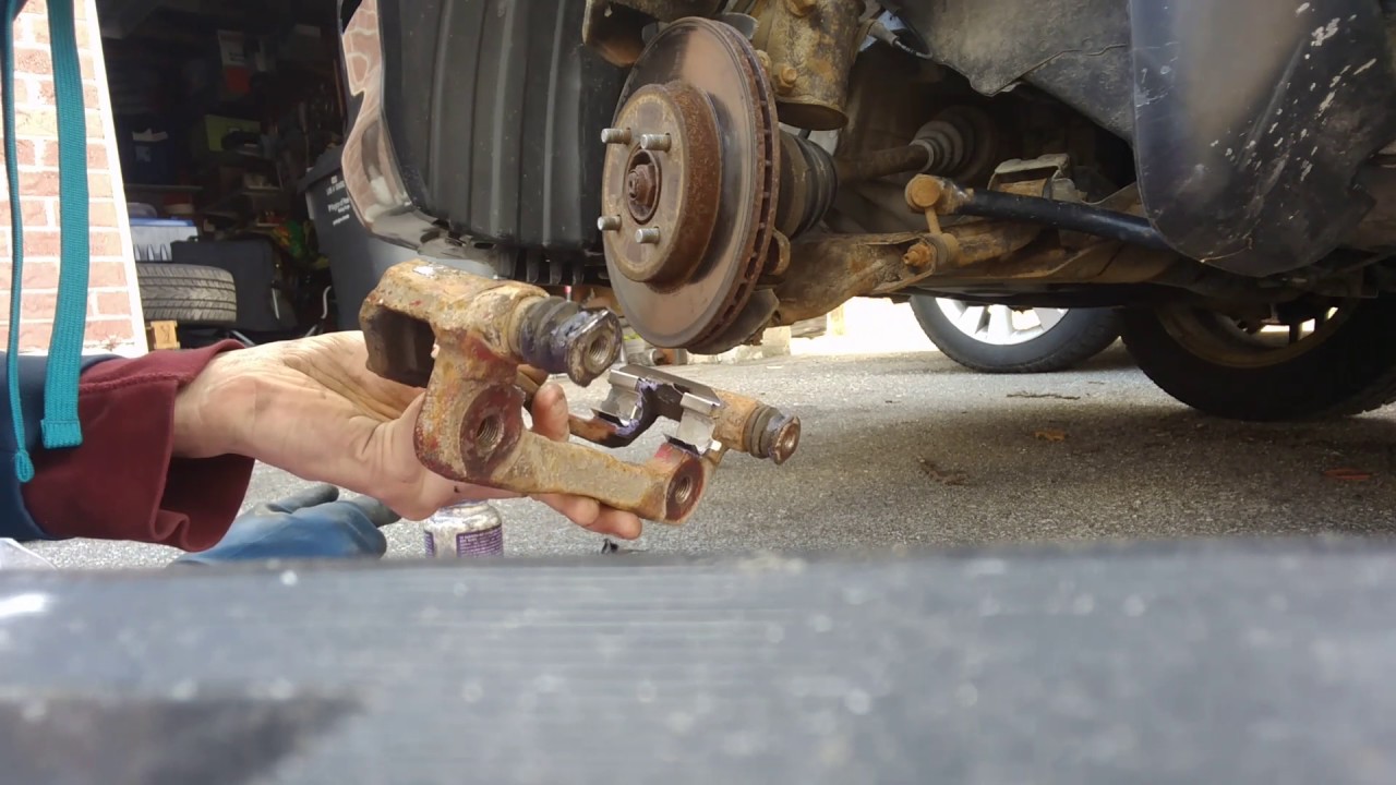 How to replace Honda civic brake pads and rotors! - YouTube