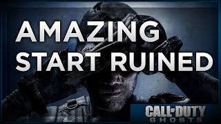 Ghosts: An Amazing Start Ruined! T-Knife Hitmarker + Game Crashed! (CoD Ghosts DLC)